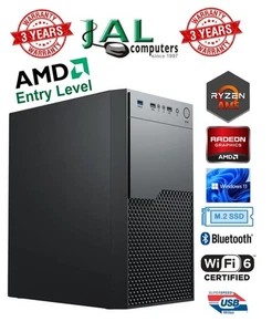 AMD Ryzen AM5 5/7/9 Konfigurieren Sie Ihren eigenen PC DDR5 M.2 SSD Win 11 Pro WiFi 6e/BT - Bild 1 von 8