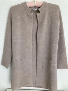 Hubert Gasser Merino Wolle Strickjacke Damen Gr.S Beige - Bild 1 von 6