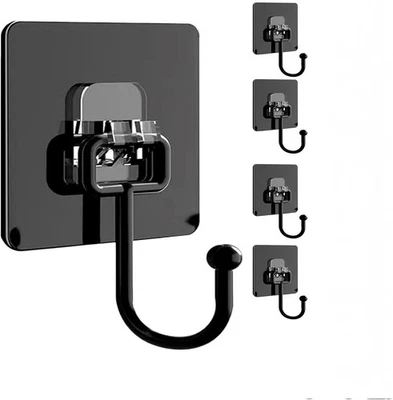 5x Self Adhesive Heavy Duty Christmas Wreath Door Hanger - Decors , Lights Hooks - Image 1 of 4