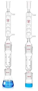 1798 Soxhlet Apparatus, Glass Extraction Set, Durable & Transparent Design - Picture 1 of 3
