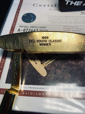 Scotty Cameron Gold Plated 1999 Bell South Classic Winner David Duval - Image 1 of 4