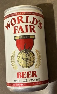 Collectible Beer Can WORLD’S FAIR 12 Oz Bottom Opened Great Lakes Brewing Co. IN - Picture 1 of 6