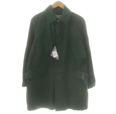 45R 45rpm Roller Duck Coat 绿色 3 码日本制造中长棉夹克 — 第 1/4 张图片