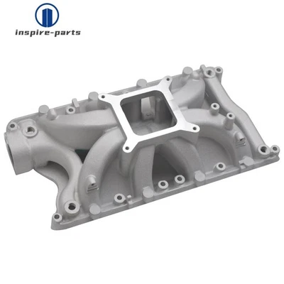 Colector de admisión plano único para Ford 351W Windsor V8 SBF Foto 1 de 4
