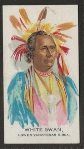 B.A.T.-INDIAN CHIEFS 1930-#47- WHITE SWAN - Picture 1 of 2
