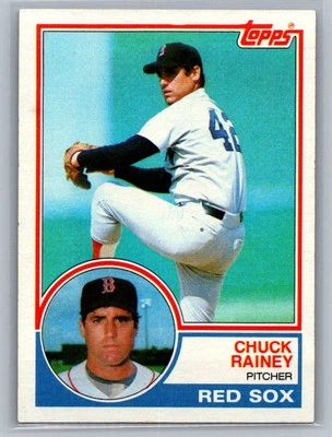 1983 Topps Chuck Rainey Boston Red Sox #56 - Image 1 of 2