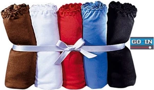 NEU 5 STÜCK SET ! JAZZPANTS SEIDENWEICHE MICROFASER GR.34 GO IN bunt *866021 - Picture 1 of 5