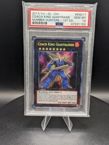 2013 Yu-Gi-Oh! Coach King Giantrainer EN017 PSA 10 Error - Picture 1 of 2