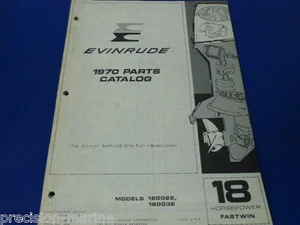18 HORSEPOWER FASTWIN 1970, Parts Catalog Evinrude, OMC - Bild 1 von 1