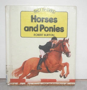 FACT FINDERS: Horses and Ponies by Robert Burton (1979, Hardcover) 1st Edition - Picture 1 of 4