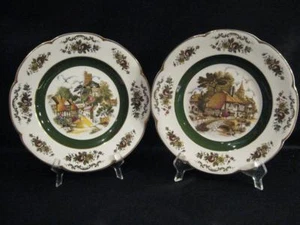 WOOD & SON ASCOT SERVICE PLATES (CHARGERS) - TWO - Picture 1 of 1