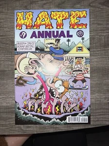 HATE ANNUAL #9 PETER BAGGE 2010 KULT INDIE CLASSIC FANTAGRAPHICS geringe Auflage - Bild 1 von 11