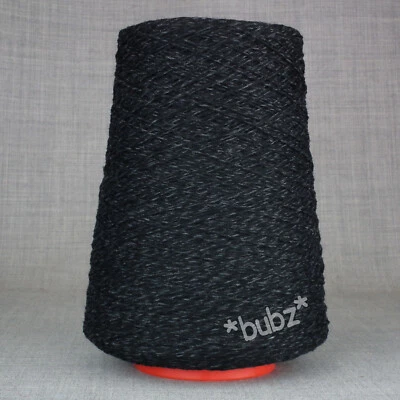 TODD & DUNCAN BRITISH SUPER SOFT CASHMERE MERINO WOOL YARN 250g CONE BLACK GREY MARL KNITTING