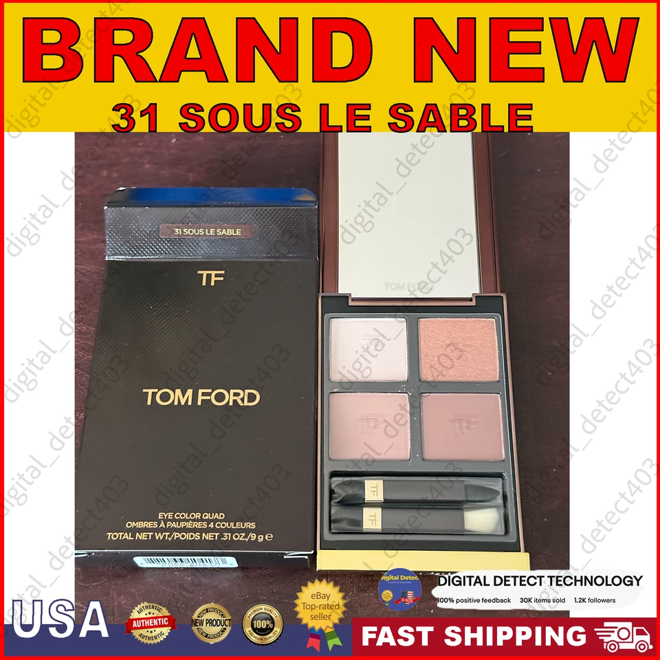 TOM FORD Eye Color Quad Creme Color 31 SOUS LE SABLE Authentic - BRAND NEW - Image 1 of 1