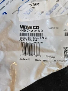 Genuine Wabco 449-712-018-0 ABS tractor connection extension 1780mm 5.9ft 1.8 mt - Picture 1 of 2