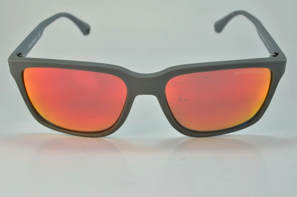 Authentic Emporio Armani EA 4047 5211/6Q Matte Gray Sunglasses Foto 1 de 4