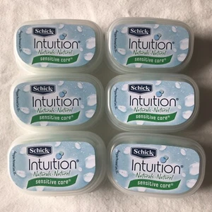NEU SCHICK INTUITION NATURALS SENSITIVE CARE RASIERKLINGEN-NACHFÜLLPACK 6 PATRONEN - Bild 1 von 3