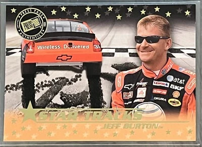 2008 Press Pass Eclipse "Star Tracks" 🏎 #11 JEFF BURTON 🏁 NASCAR 🏁 Free Ship - Image 1 of 2