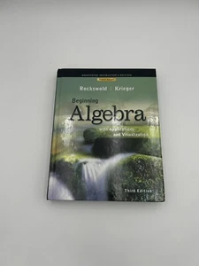 Beginning Intermediate Algebra Instructor's 3rd Edition Answers Included Book - Picture 1 of 2