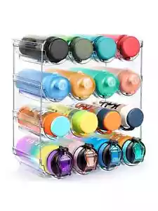 4 - Packs Stackable Water Bottle Holder - For Multiple Areas,Holds 16 Containers - Picture 1 of 6