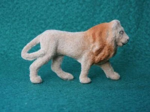 Johillco Vintage Flock Beschichtet Kabel Zoo Stecker Löwe Alte Unsold Shop Lager - Picture 1 of 7