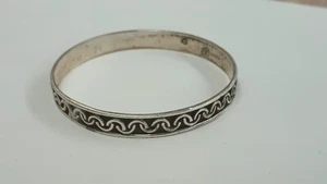 Vintage Taxco CET Sterling Silver Bracelet Mexico - Picture 1 of 5