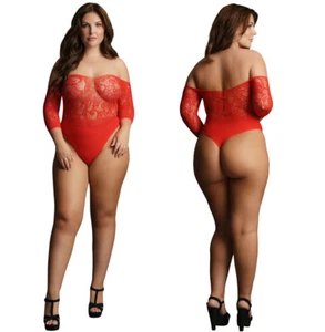 Peluche Le Desir rojo sin tirantes sin entrepierna con pedrería se adapta a Reino Unido 14 a 20 - Imagen 1 de 4