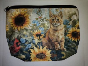 TROUSSE TOILETTE Moyen Modèle - Motif CHAT ROUX TIGRÉ  - Imagen 1 de 1