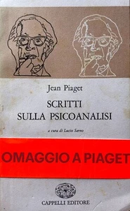 JEAN PIAGET SCRITTI SULLA PSICOANALISI. A CURA DI LUCIO SARNO CAPPELLI 1980 - Picture 1 of 10