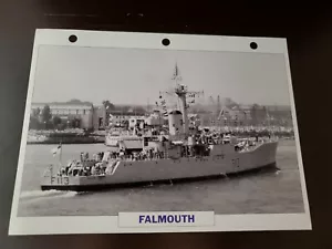 Royal British Navy Falmouth foto e scheda informativa 1959 - Foto 1 di 2