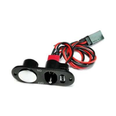1PC Heavy Duty Power Switch with Fuel Dot for Servo RC Model Aeroplane Black - Image 1 of 4