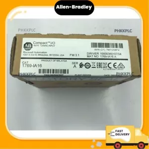 New Factory Sealed AB 1769-IA16 /A CompactLogix 16 Pt 120VAC D/I Module 1769IA16 - Picture 1 of 5