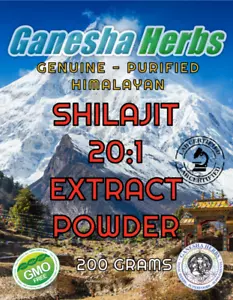 Shilajit Extrakt 10% Fulvinsäure hochwirksam 200 Gramm 6 Monate Vorrat!!! - Bild 1 von 3