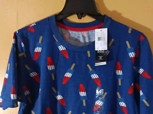 NWT AMERICAN DREAM TEAM NETWORK USA RED WHITE BLUE MEN'S "ICE CREAMPOP" T-SHIRT - Picture 1 of 19