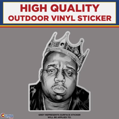 Notorious BIG, Biggie Smalls, High Quality Vinyl Stickers