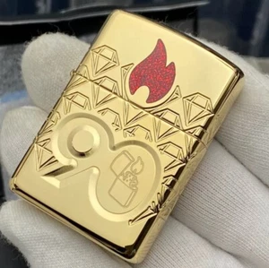 Nuevo Encendedor de Aceite Zippo 90 Aniversario Dorado con Caja - Imagen 1 de 9
