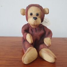 Monkey Chuckles - Treasured Pals Vintage Cute Collectable Figurine Ornament