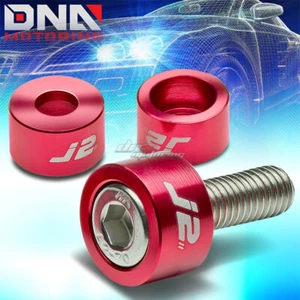 J2 FOR ACCORD PRELUDE RED MOTOR IGNITION DISTRIBUTOR METRIC CUP WASHER+BOLT KIT - Foto 1 di 1