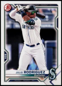Bowman #BP-86 2021 Julio Rodríguez Prospects Seattle Mariners - Imagen 1 de 2