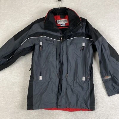 Columbia 3-1 Shell Only Small Mens Outdoor Jacket Omni-Shield Gray Wind/Water - Image 1 of 4