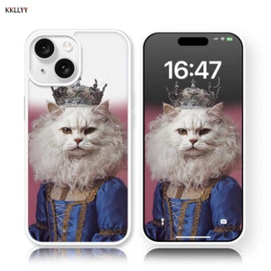 Magnetic Phone Case For iPhone16 15 14 13 12 11Pro Max XS ShockproofQueen cat - Picture 1 of 14