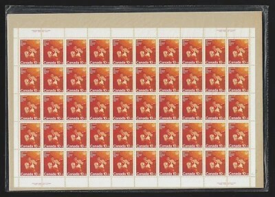 Canada Semi-Postal Stamps — Full Pane of 50 — 1975 Combat Sports: Boxing #B8 MNH - Image 1 of 2