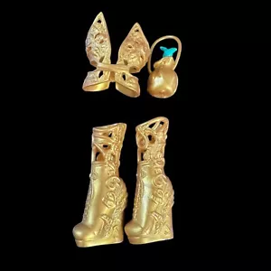 Jillian Beanstalk Ever After High Vine Stalk Gold Gürteltasche Schuhe Ersatz - Bild 1 von 12