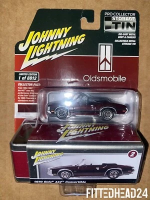 Johnny Lightning 1970 Oldsmobile 442 convertible estaño fundido a presión 1:64 Foto 1 de 3