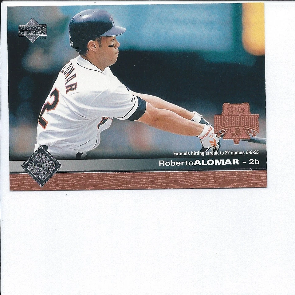 1996 Roberto Alomar Upper Deck All Star Game Card Baltimore Orioles #19 - Image 1 of 1