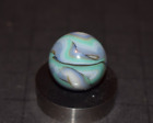 Choice Pick JABO Aqua & Lavender Swirl Toy Marble Size .687"= 11/16" MINT