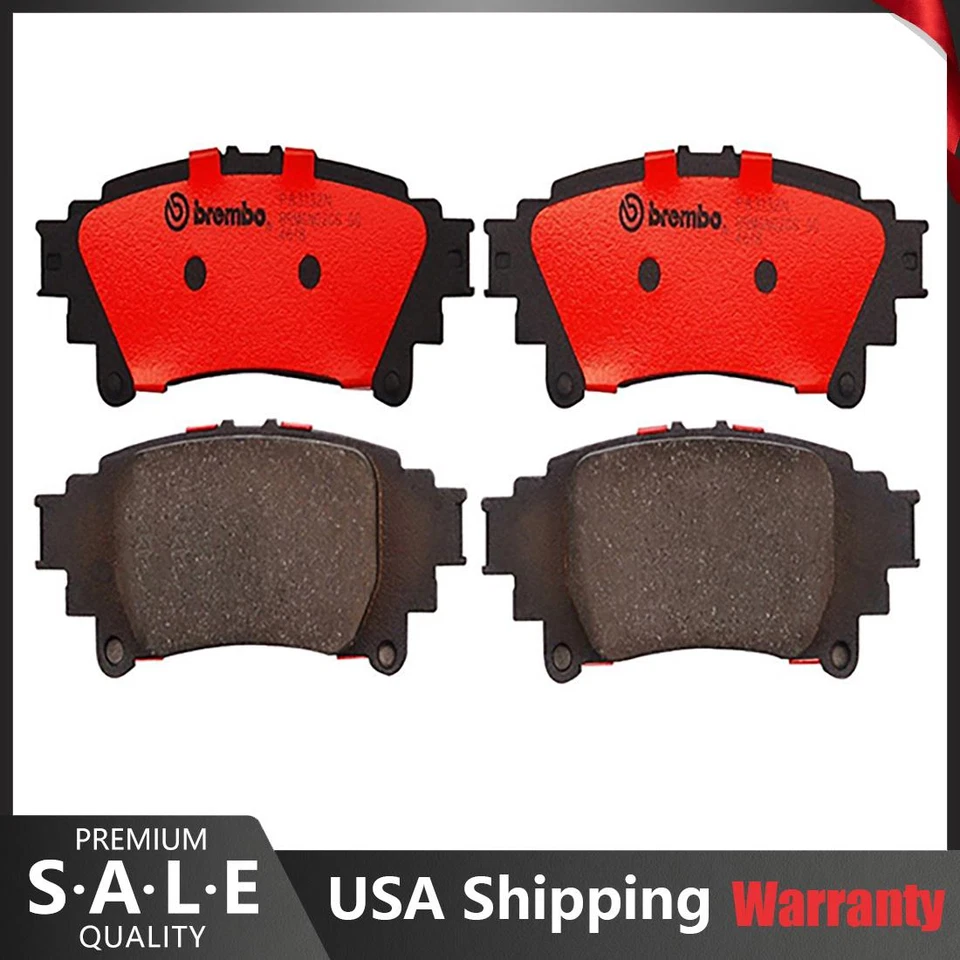 Pastillas de freno traseras de cerámica Brembo para Lexus GS300 GS450h IS200t IS300 RC200t RC350t Foto 1 de 2