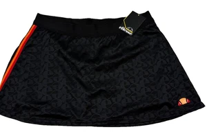 ellesse Tennis Black Kynance Womens Mini Skort Size XL NEW - Picture 1 of 8