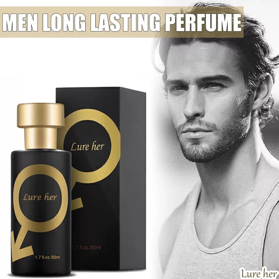 Aphrodisiac Golden Lure Her Pheromone Perfume Spray for Men to Attract Women NEW - Image 1 of 4