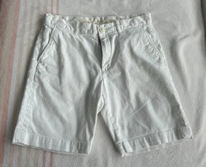 Crewcuts kids boys' size 14 solid white cotton chino shorts - Picture 1 of 3